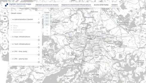 Středočeský kraj spustil systém Digitální technické mapy